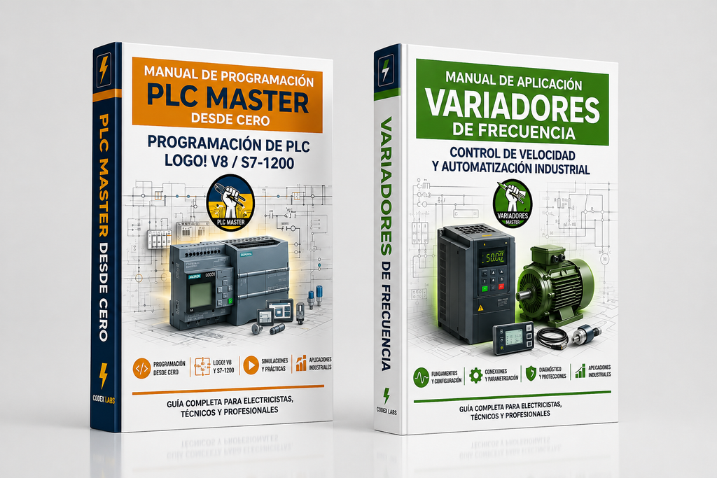 PLC MASTER + VARIADORES DE FRECUENCIA / Sistema de Especialización en Lógica y Programación Industrial
