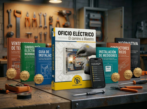 OFICIO ELÉCTRICO: Guía Maestra de Instalaciones y Reparaciones (Ebook + Planos)